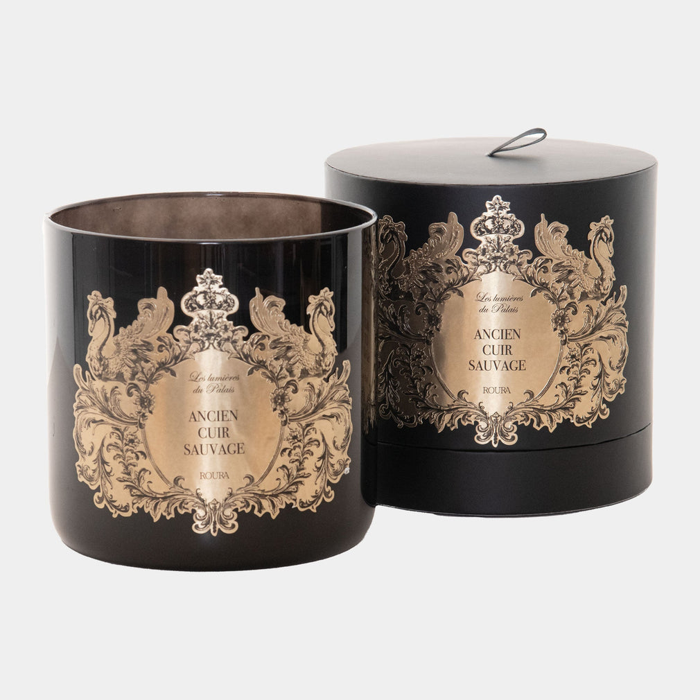 Roura Ancien Cuir Sauvage - Lotus Flower, Jasmine Sambac & Iris 5 Wick Scented Candle 1600g