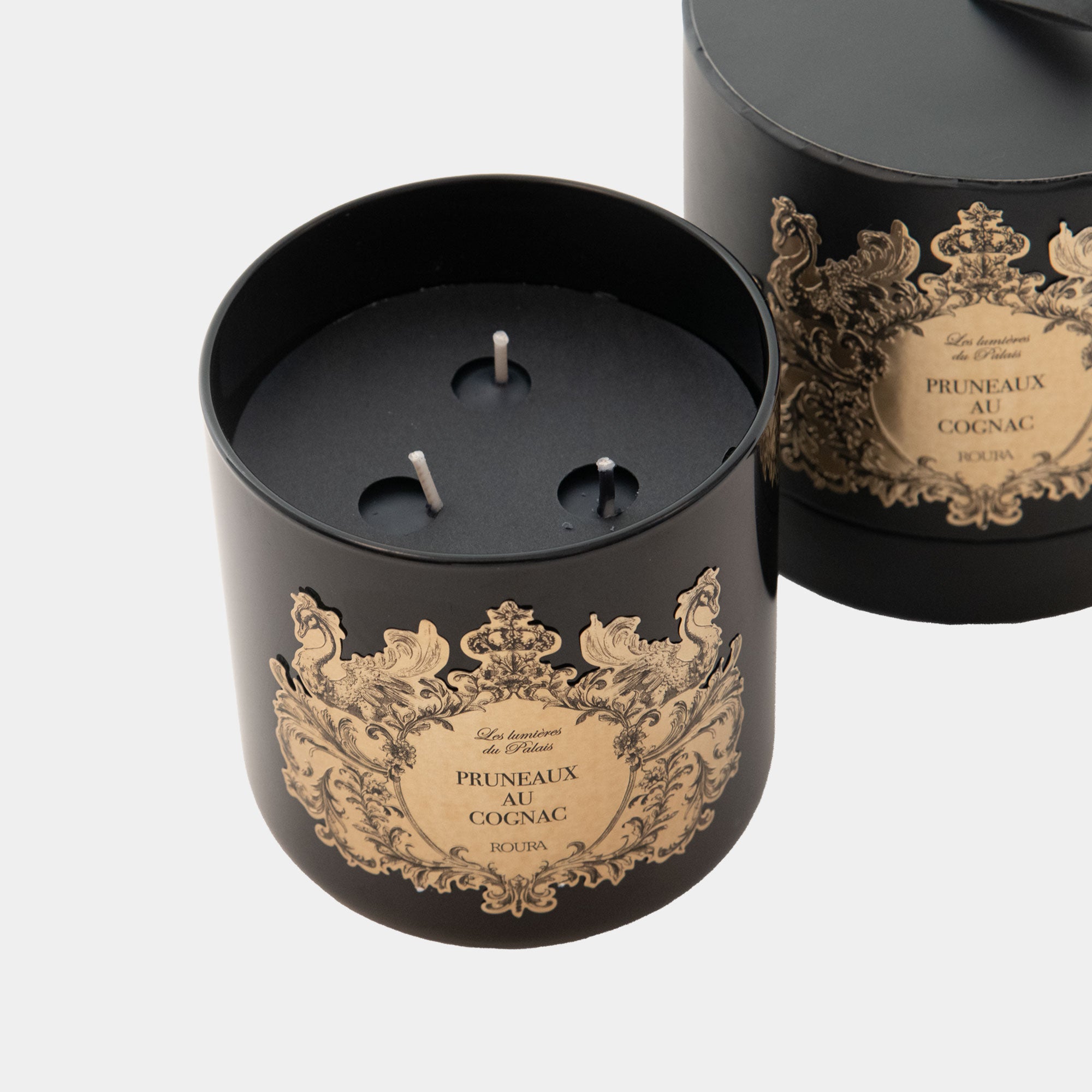 Roura - Pruneaux Au Cognac 3 Wick Jar Candle 450g