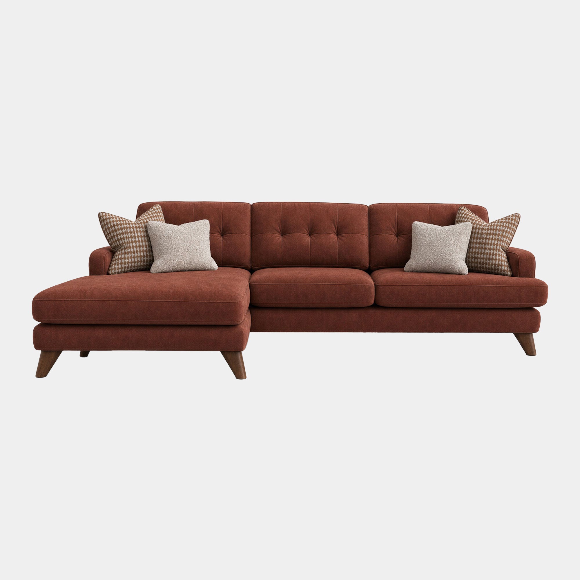 Astor - LHF Large Chaise Sofa, Fabric
