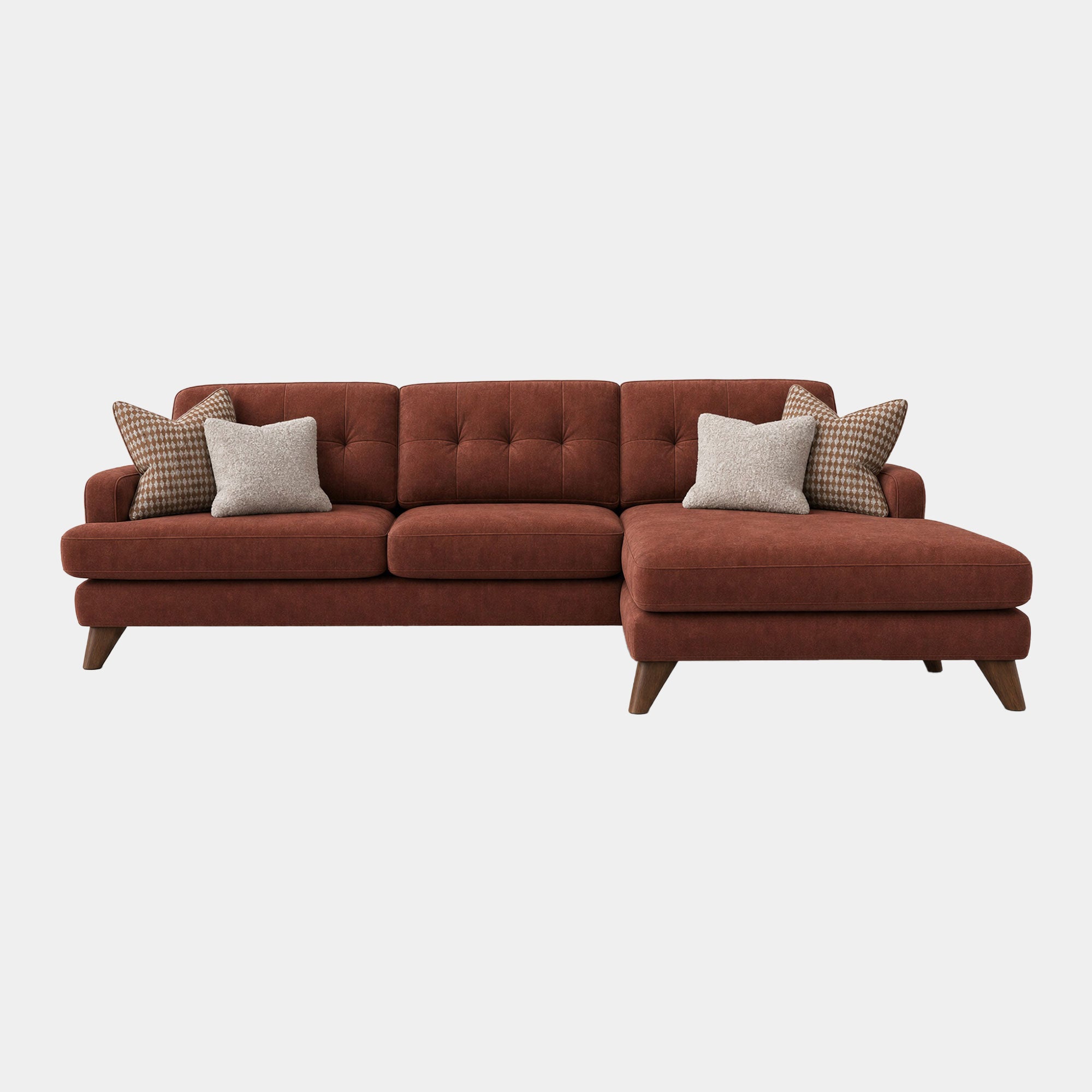 Astor - RHF Large Chaise Sofa, Fabric