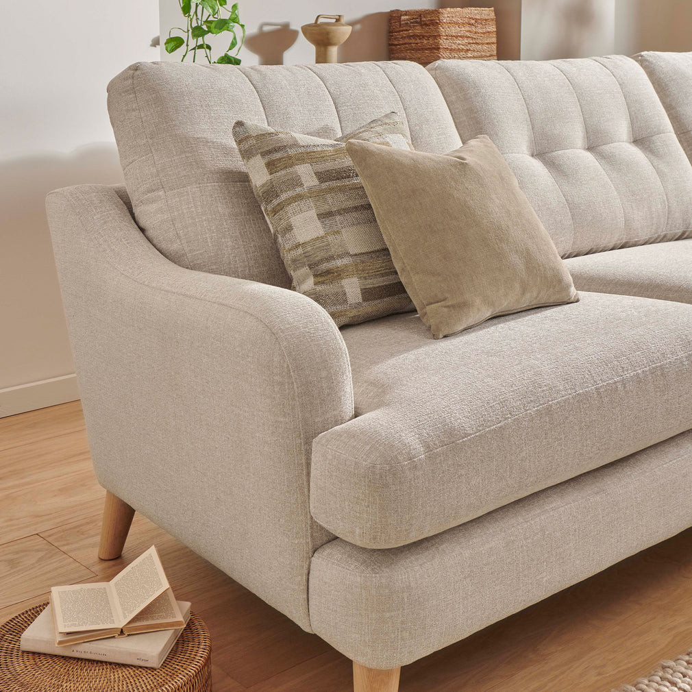 Astor - LHF Large Chaise Sofa, Fabric