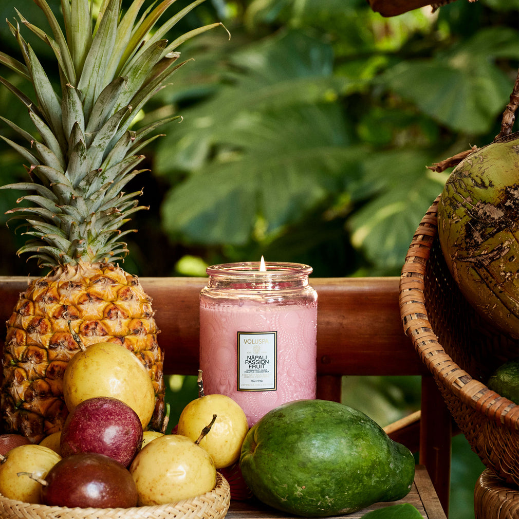 Voluspa Napali Passion Fruit - Guava, Pineapple & Coconut Milk Candle 510g