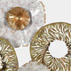 Golden Flourish - Metal Wall Art