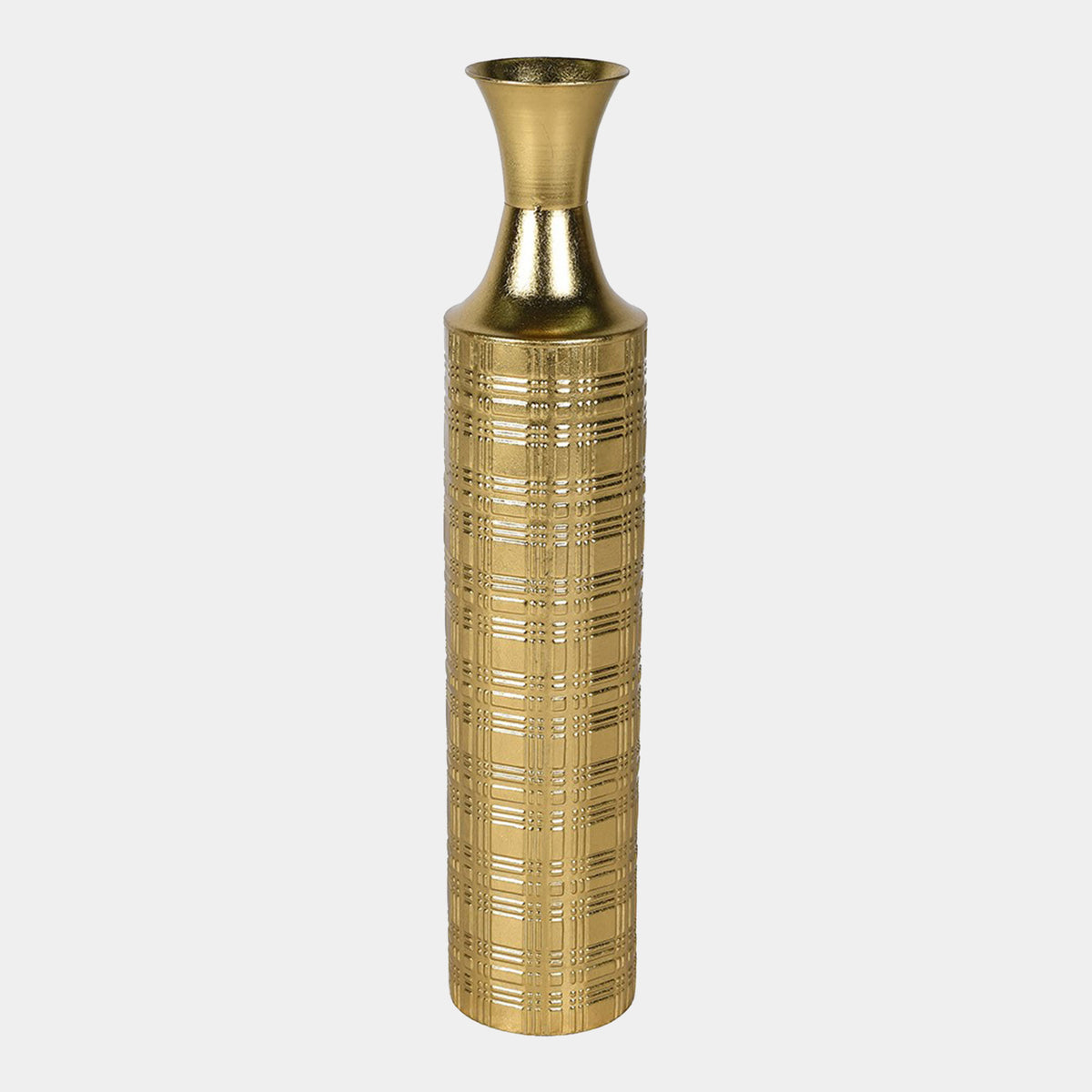 Moroccan - Iron Tall Vase, Gold