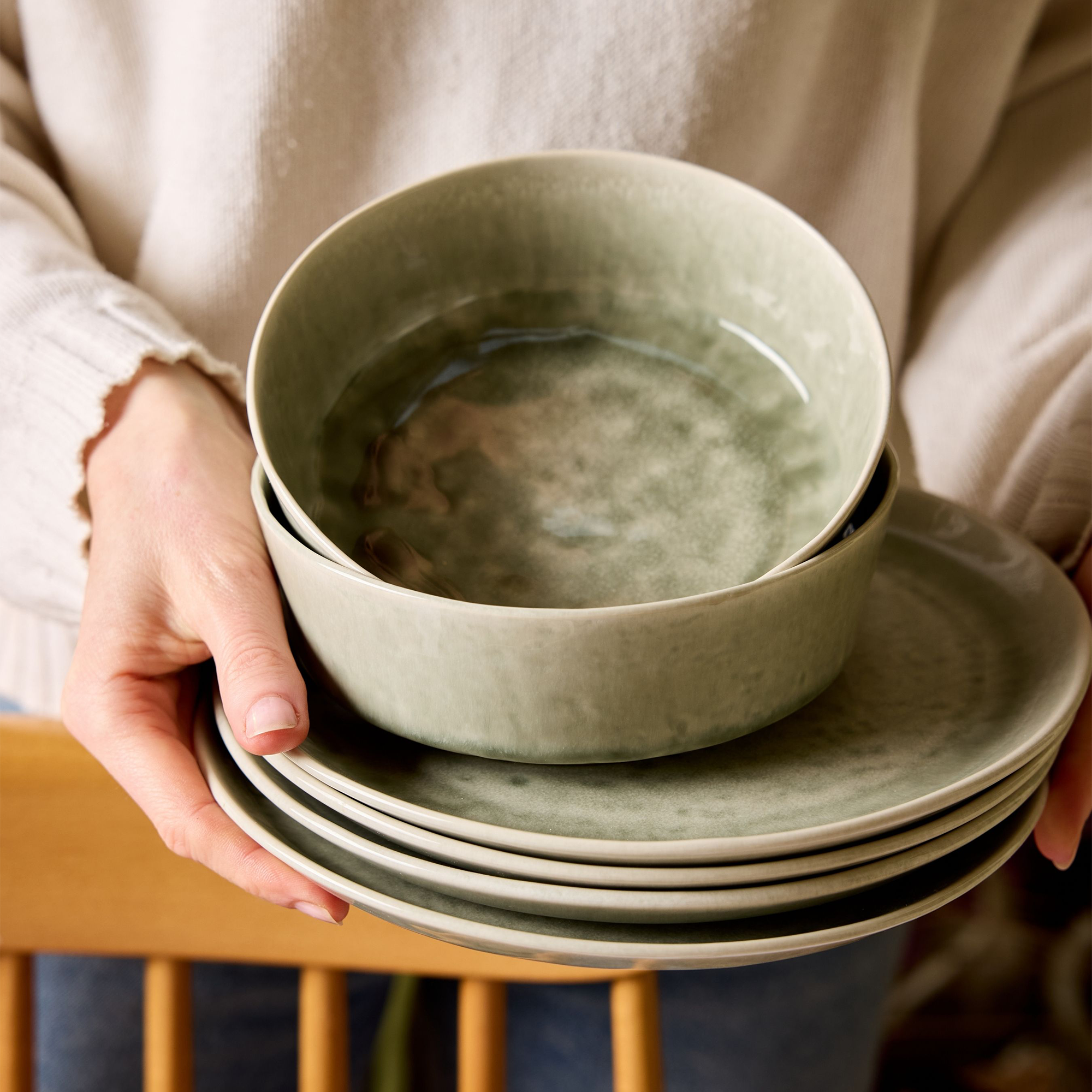 Stellar Stoneware Bantham - Cereal Bowls, Set of 4