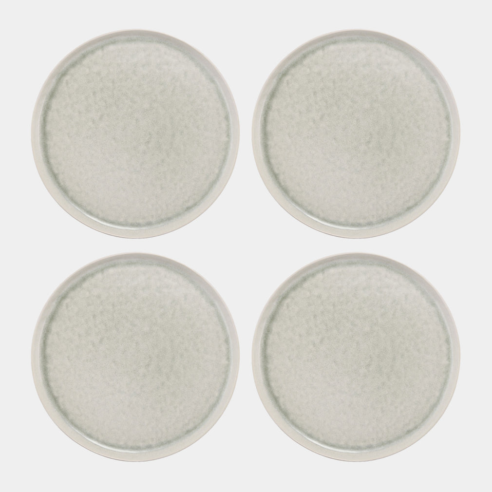 Bantham Sage Green Stoneware - Dinner Plates, Set of 4
