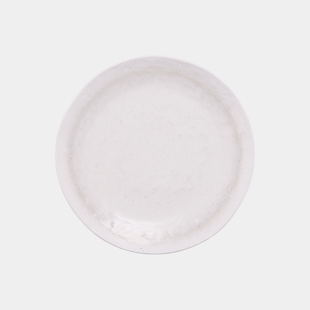 Mylor Soft White Stoneware - Dinner Plates, Set of 4