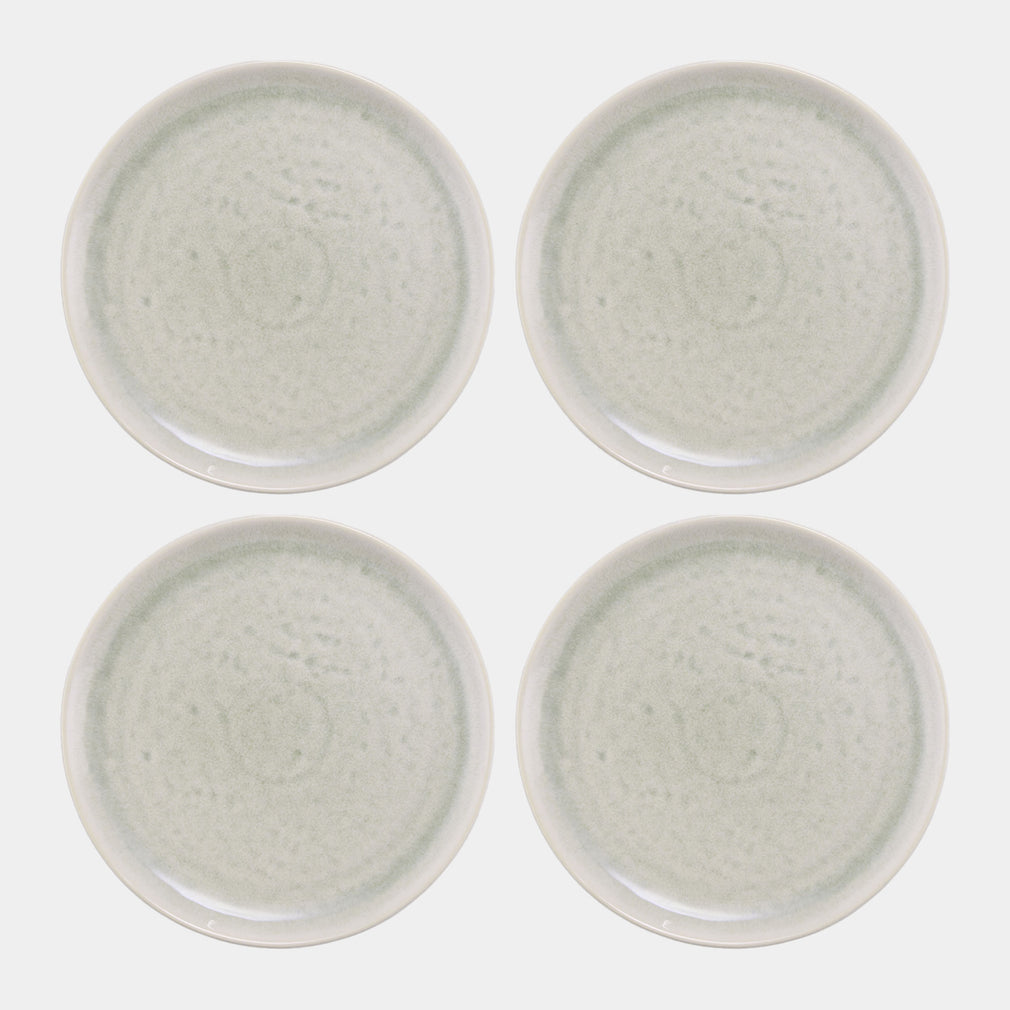 Bantham Sage Green Stoneware - Side Plates, Set of 4