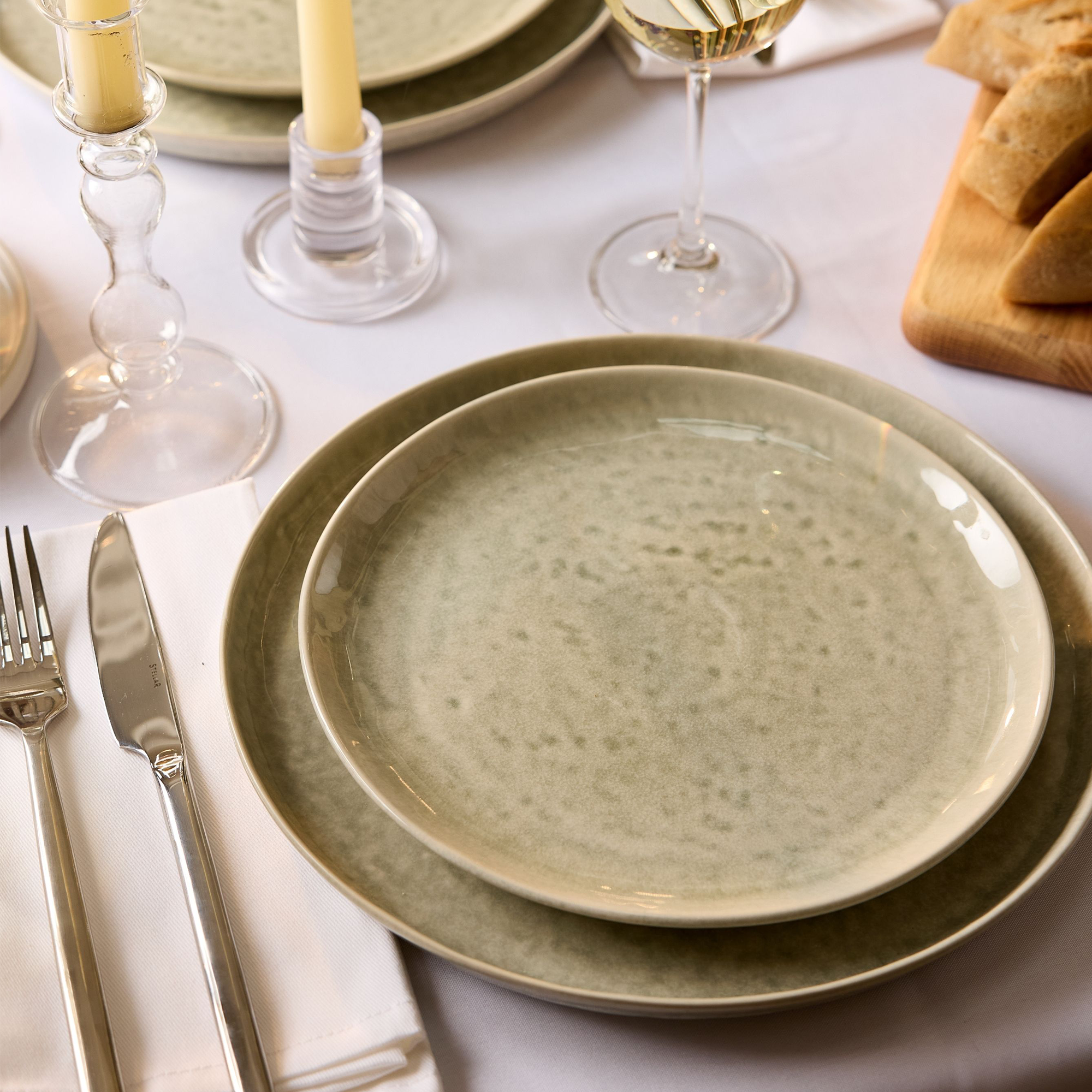 Stellar Stoneware Bantham - Side Plates, Set of 4
