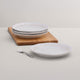 Mylor Soft White Stoneware - Side Plates, Set of 4