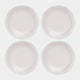 Mylor Soft White Stoneware - Side Plates, Set of 4