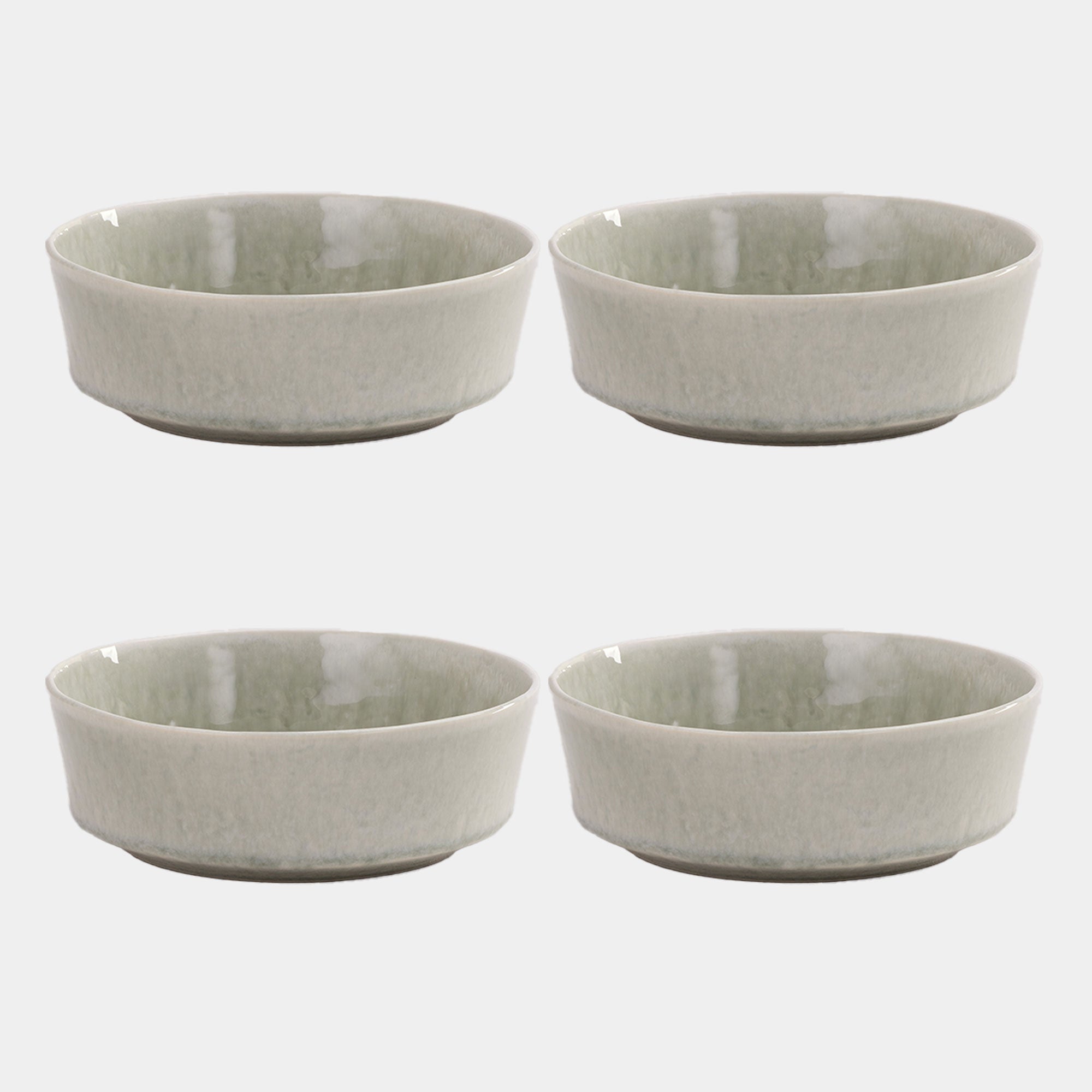 Bantham Sage Green Stoneware - Cereal Bowls, Set of 4