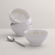 Mylor Soft White Stoneware - Cereal Bowls, Set of 4