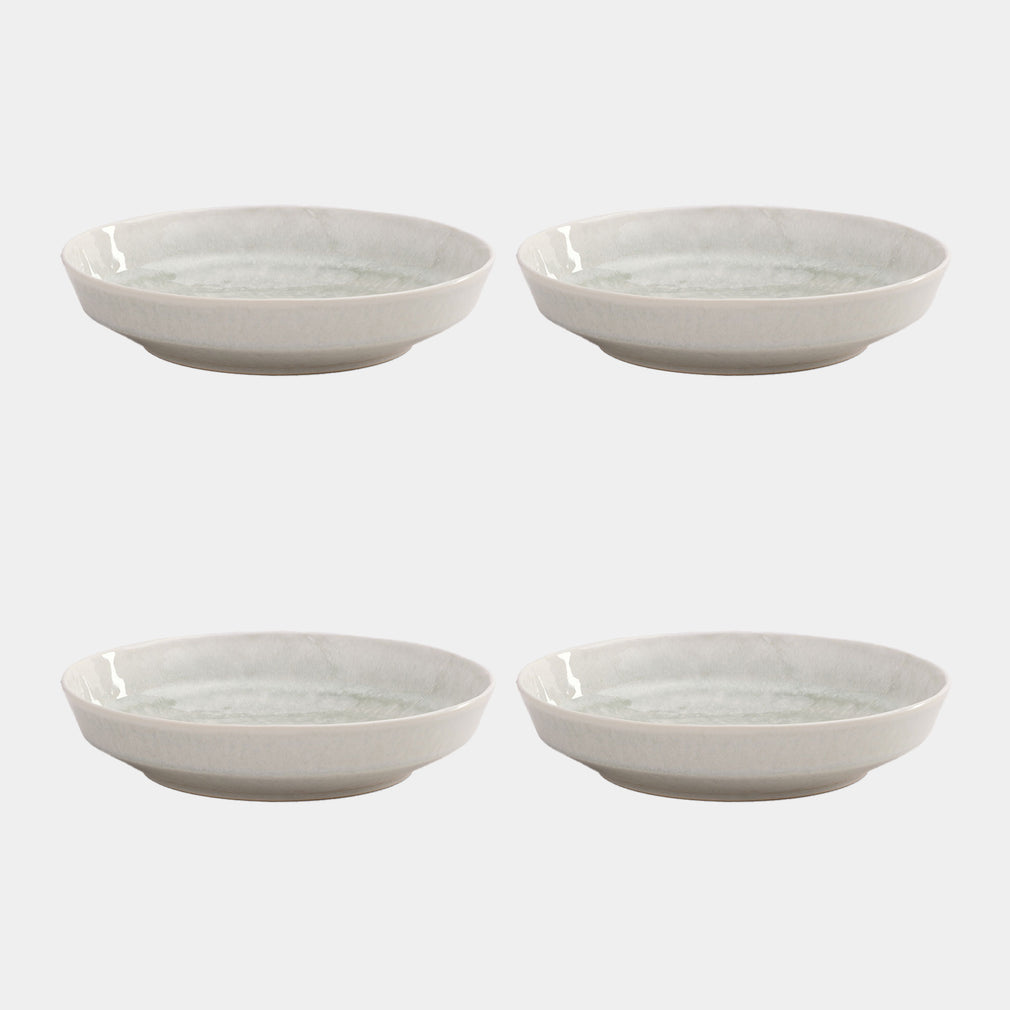 Bantham Sage Green Stoneware - Pasta Bowls, Set of 4