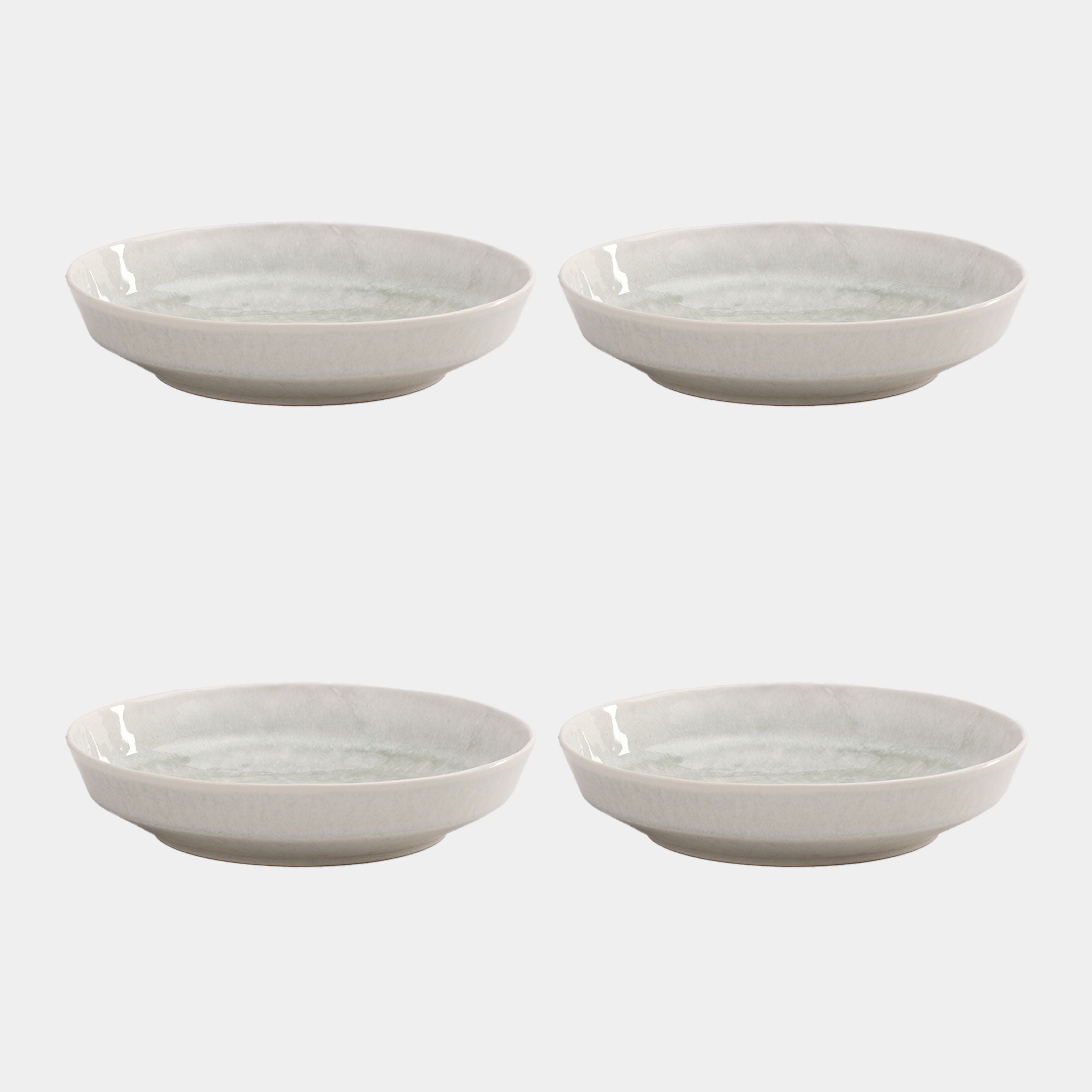 Bantham Sage Green Stoneware - Pasta Bowls, Set of 4