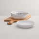 Mylor Soft White Stoneware - Pasta Bowls, Set of 4