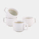 Mylor Soft White Stoneware - Large Mugs, Set of 4
