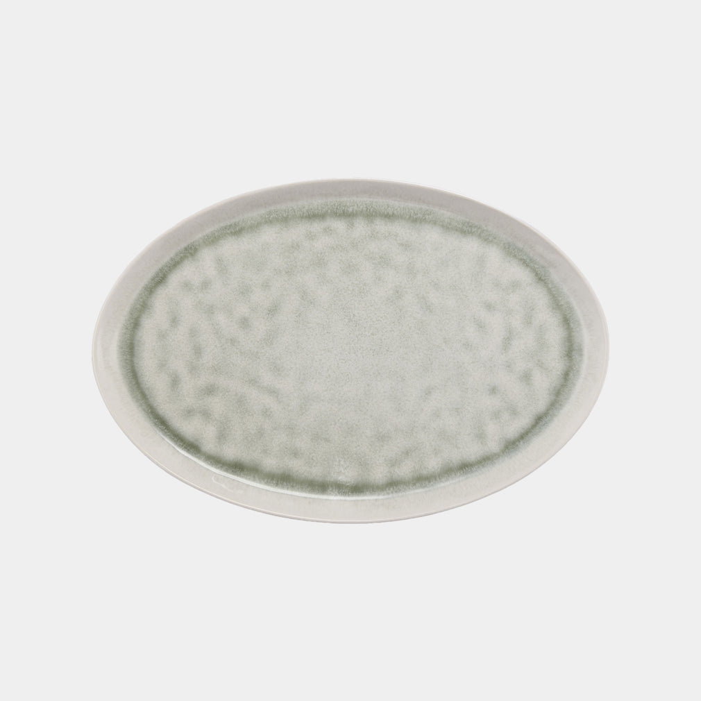 Bantham Sage Green Stoneware - Serving Platter Medium Platter