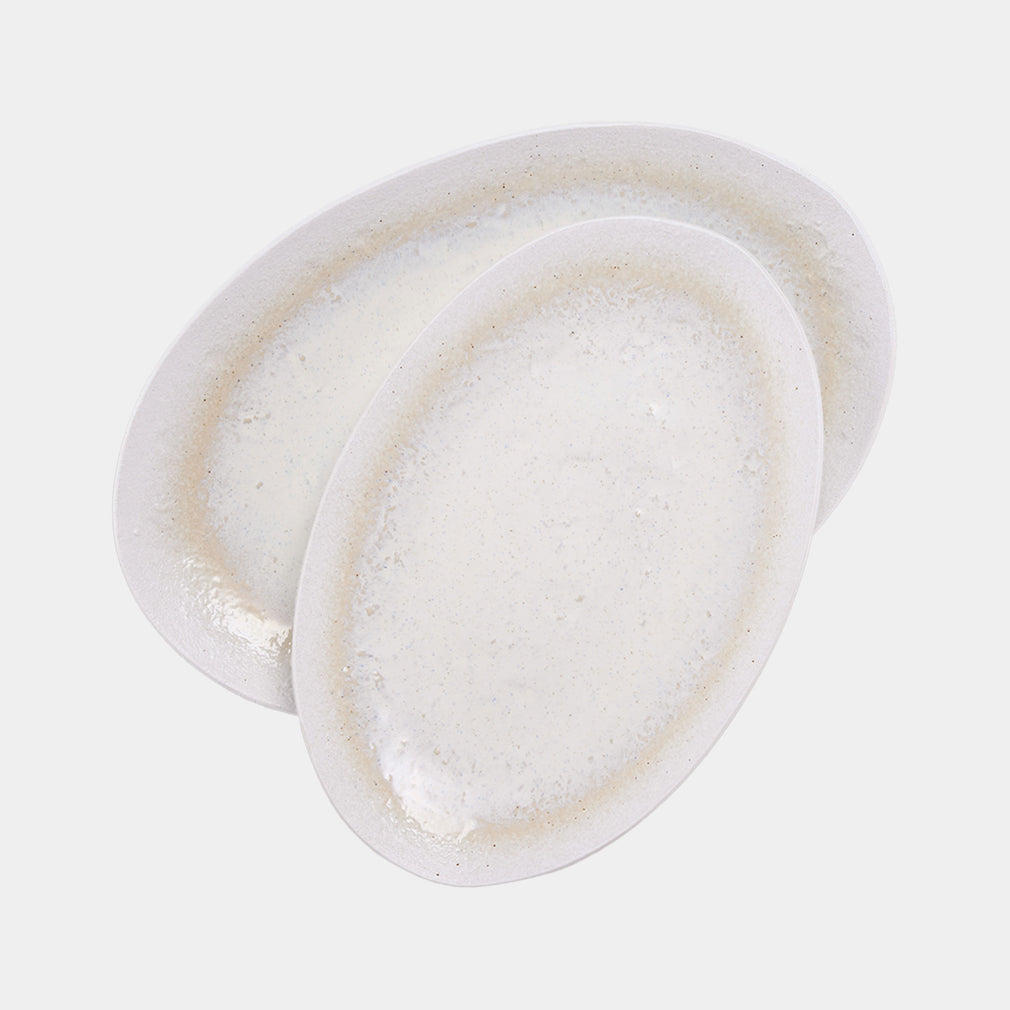 Mylor Soft White Stoneware - Serving Platter
