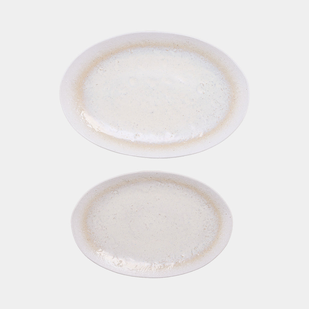 Mylor Soft White Stoneware - Serving Platter