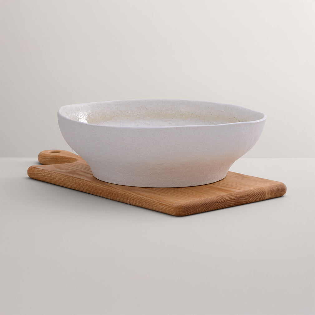 Mylor Soft White Stoneware - Serving Bowl