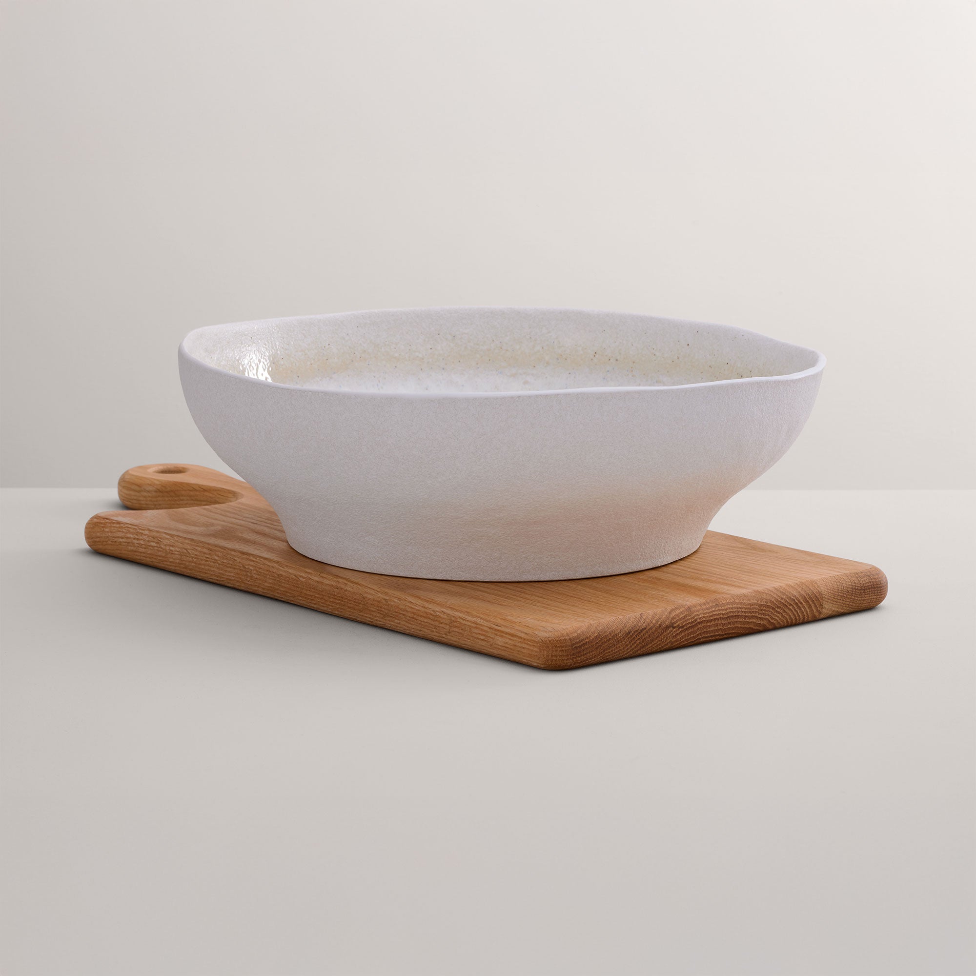 Mylor Soft White Stoneware - Serving Bowl