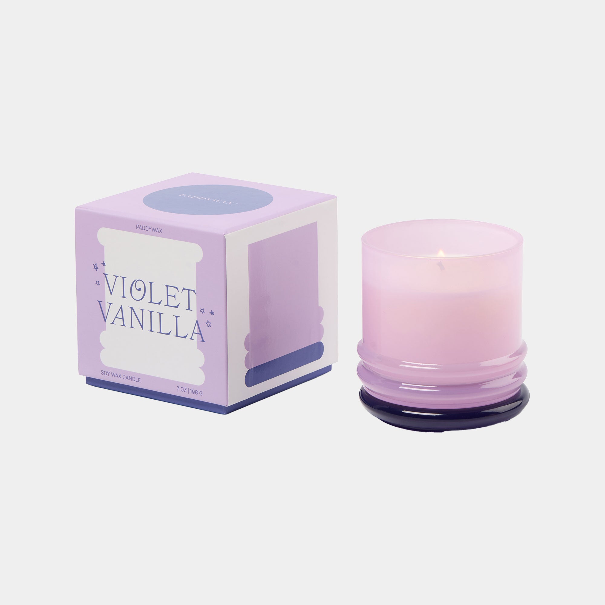 Paddywax - Stacked Violet Scented Candle 198g