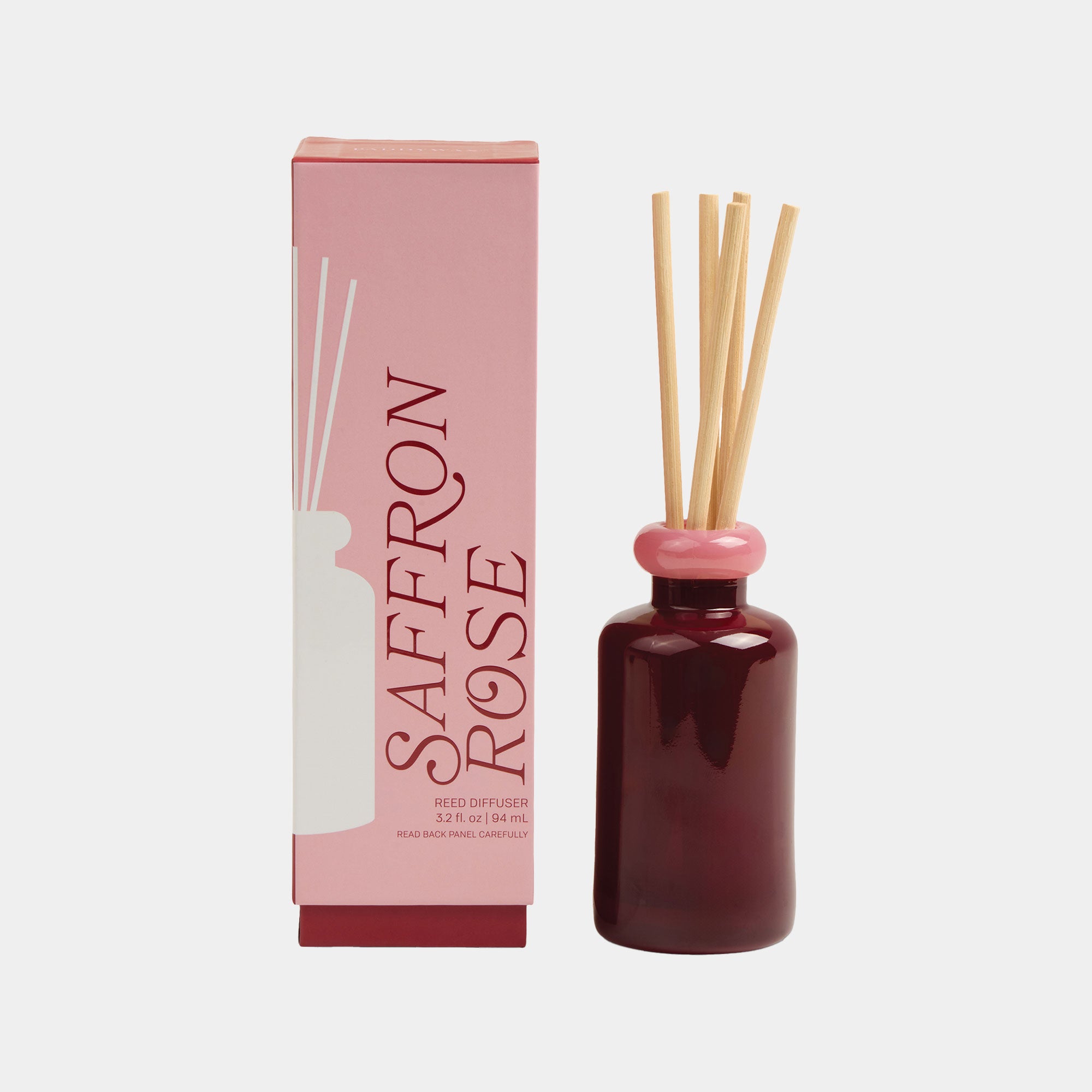 Paddywax - Stacked Saffron Rose Reed Diffuser 94ml