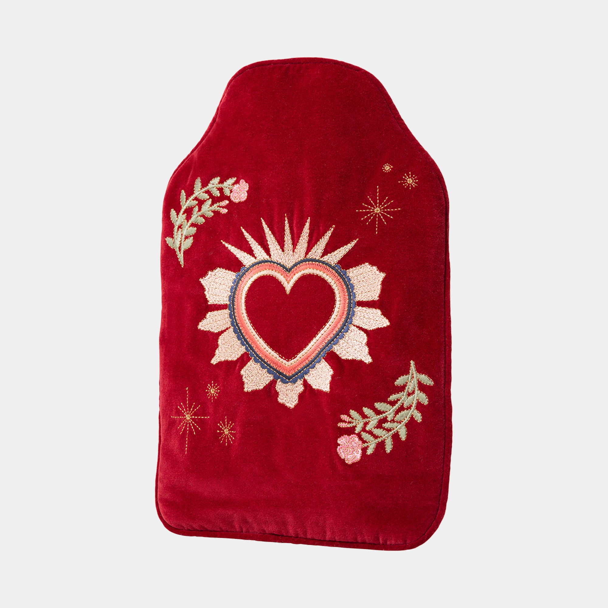 Elizabeth Scarlett Enchanted Heart - Hot Water Bottle, Rouge