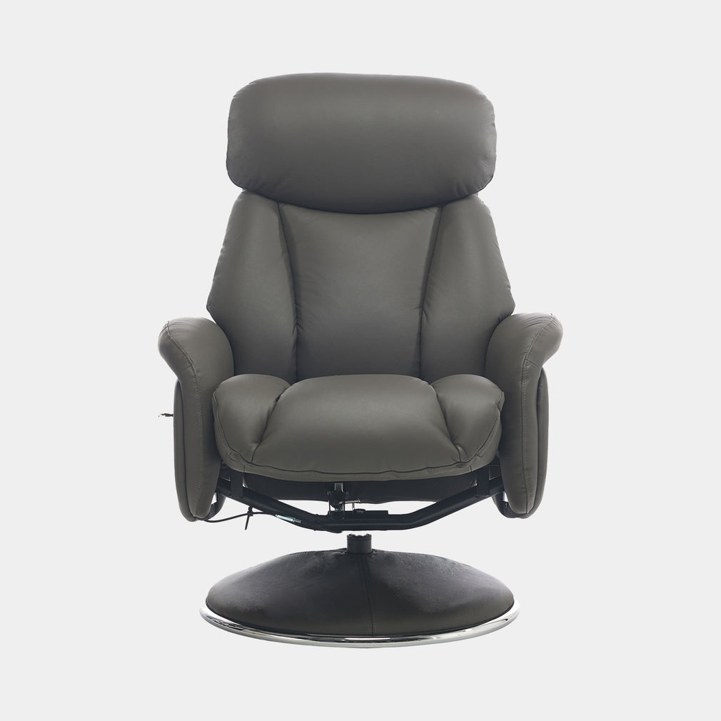 Yukon - Swivel Recliner Chair With Footstool