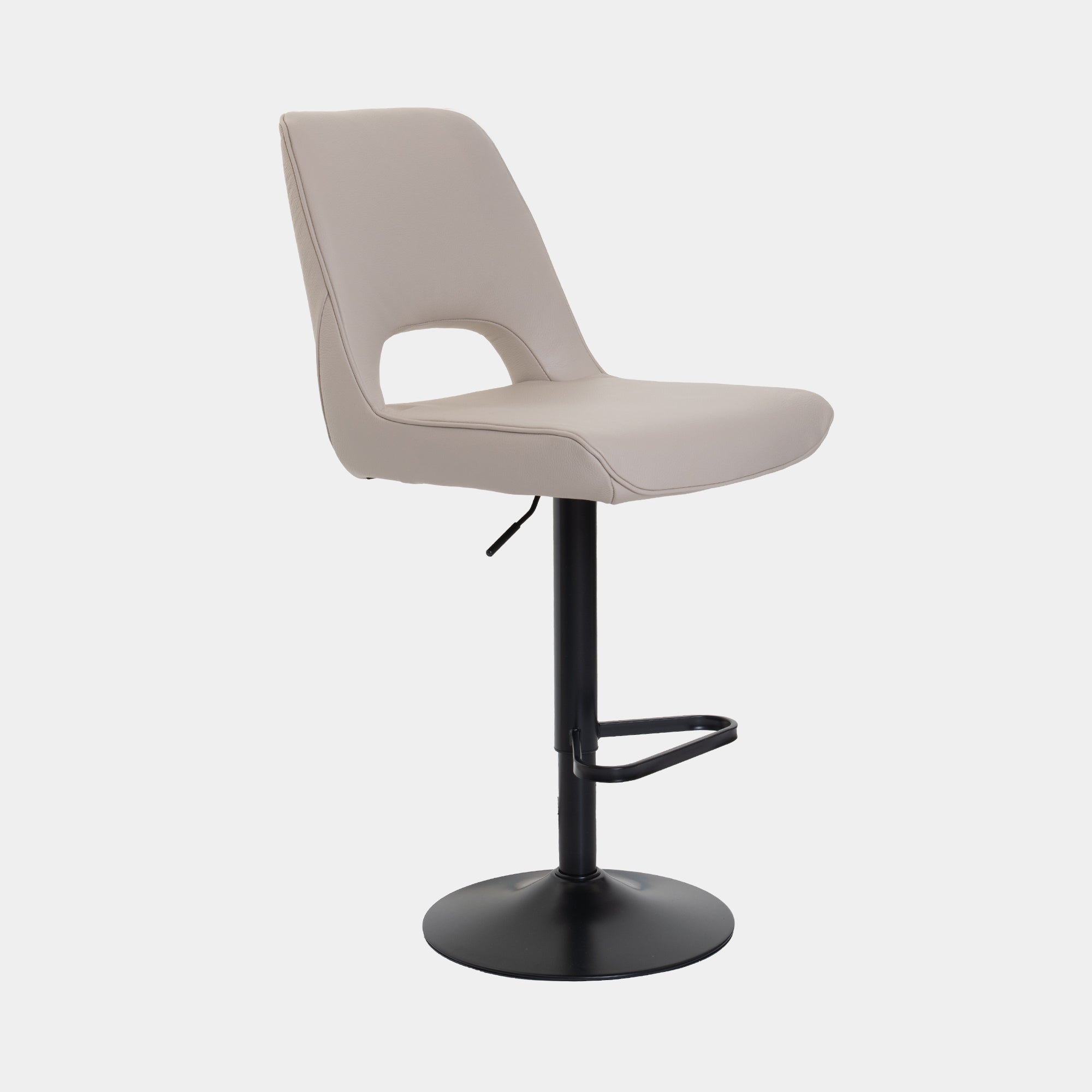 Sam - Swivel Bar Stool, Soleda Leather