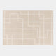 Ada - Patterned Rug Sand
