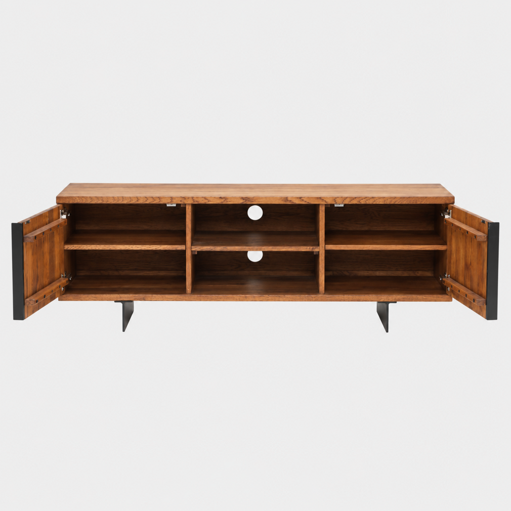 Santana - Solid Oak TV Unit