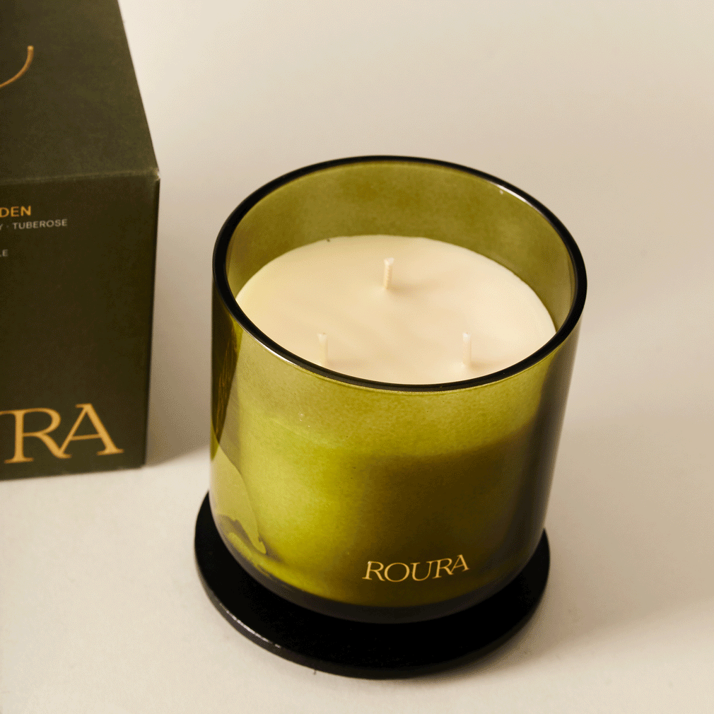 Roura - Secret Garden 3 Wick Candle Jar 410g