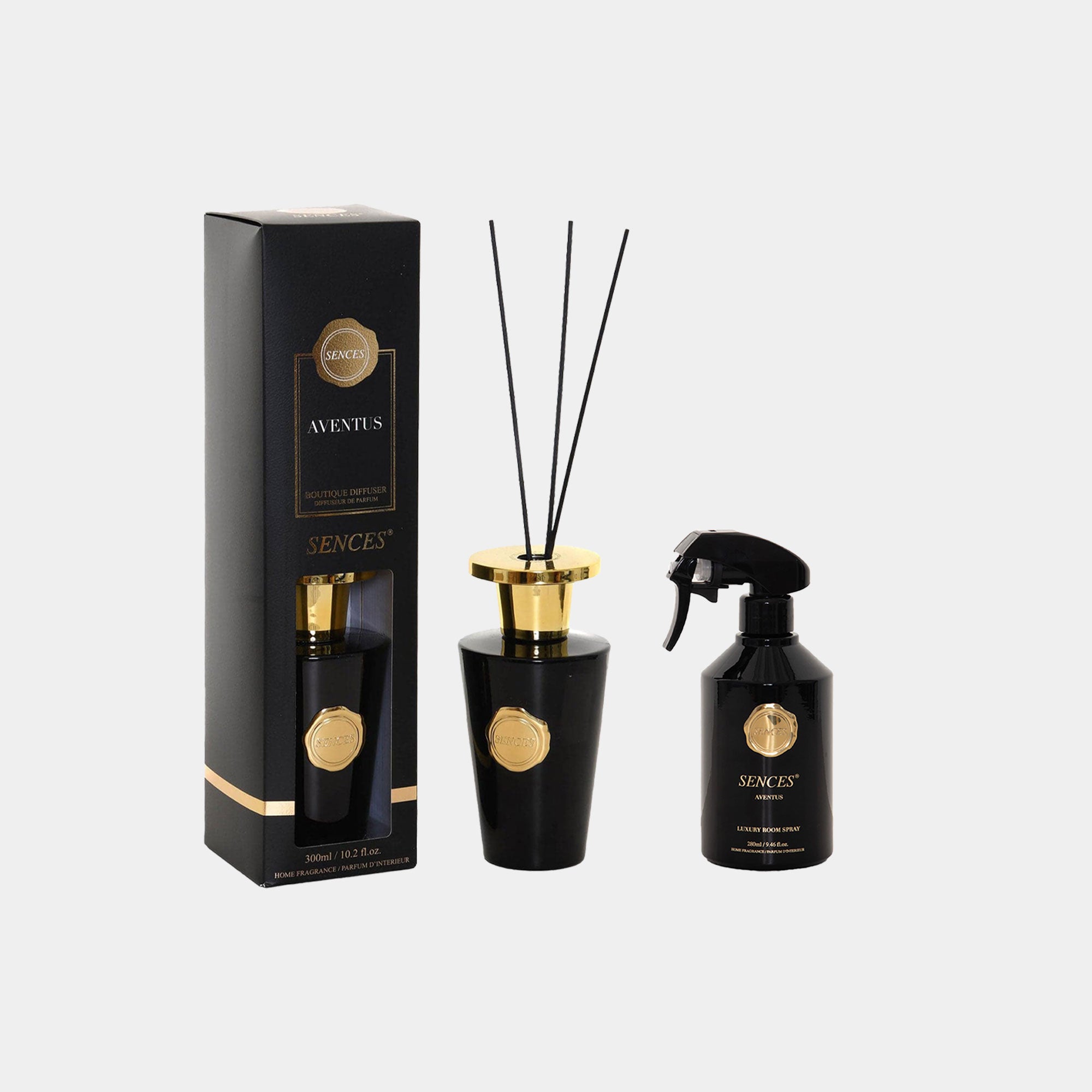 Sences - Aventus Reed Diffuser & Room Spray Set Of 2