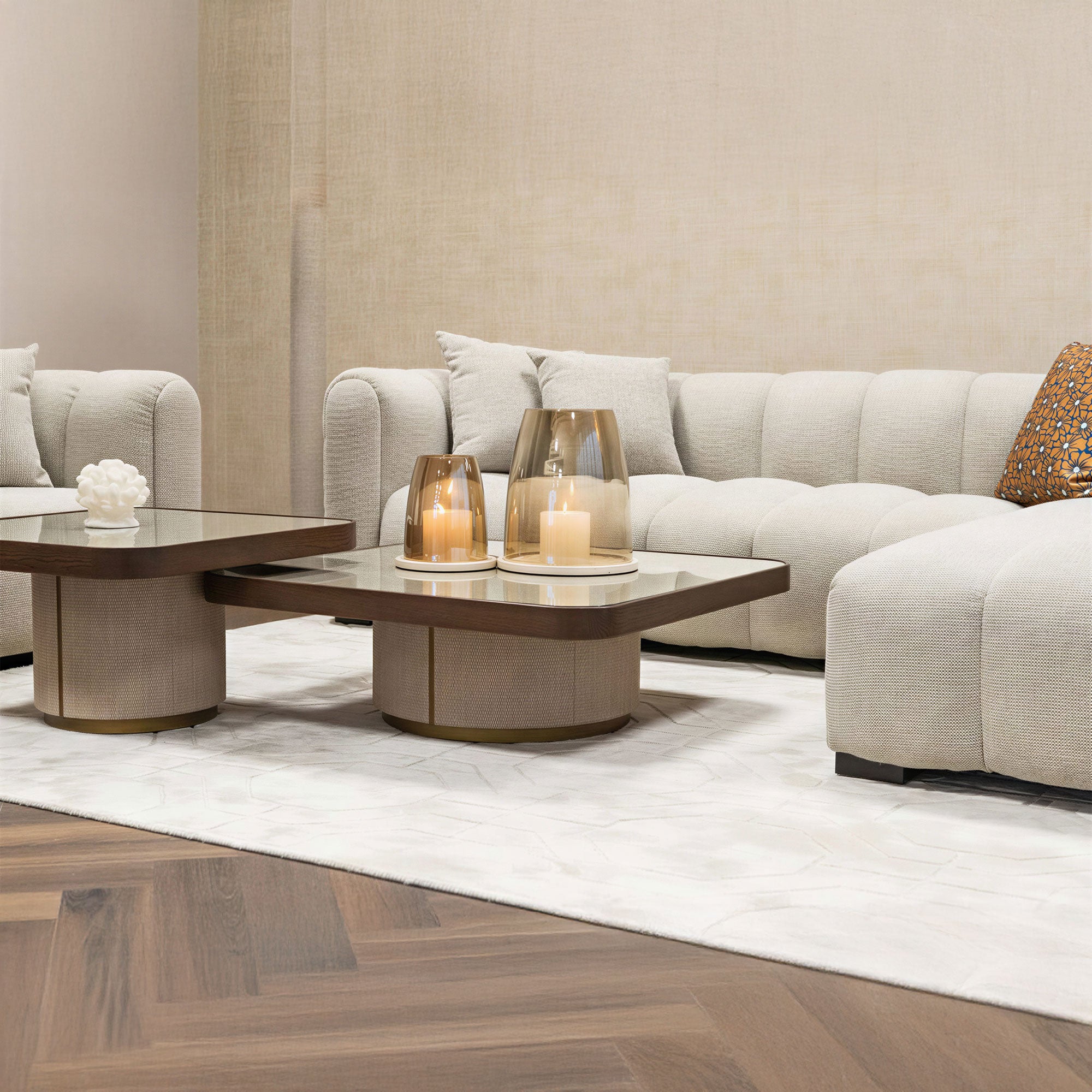 Marlow - Glass Coffee Tables, Set of 2