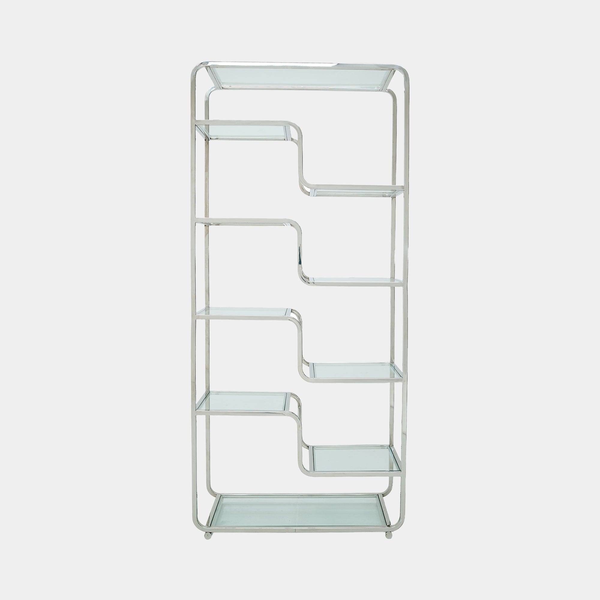 Galaxy - Open Shelving Unit, Stainless Steel Frame