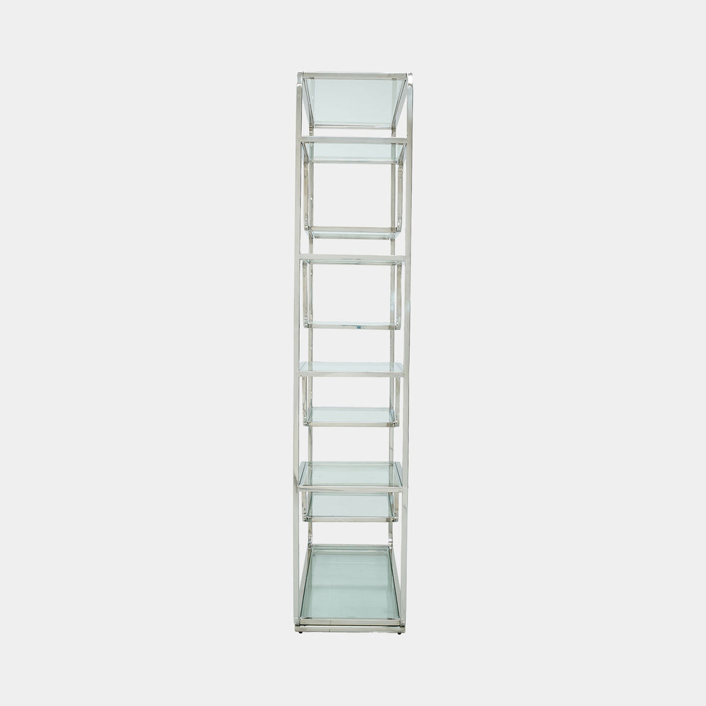 Galaxy - Open Shelving Unit, Stainless Steel Frame