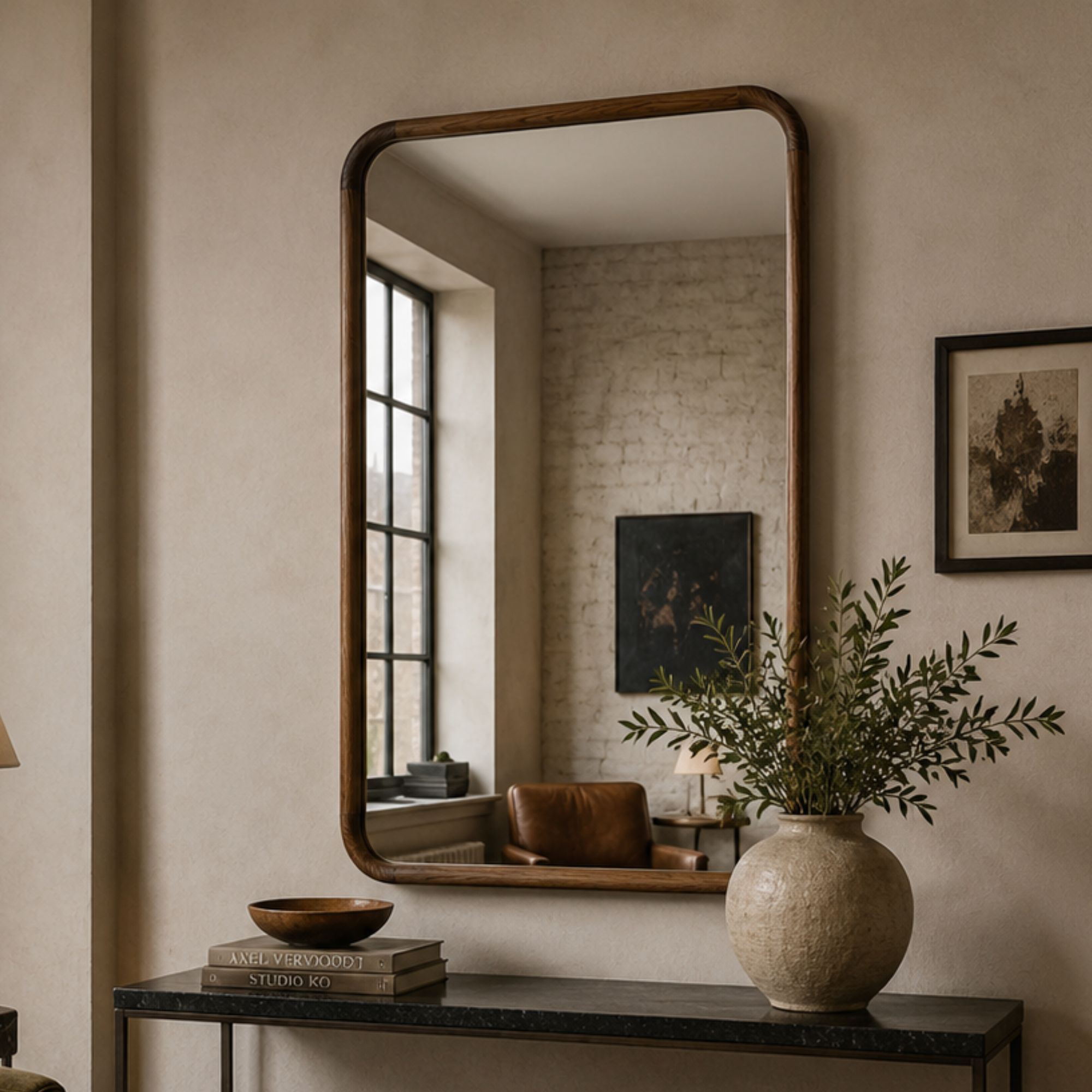 Alden Walnut - Wall Mirror
