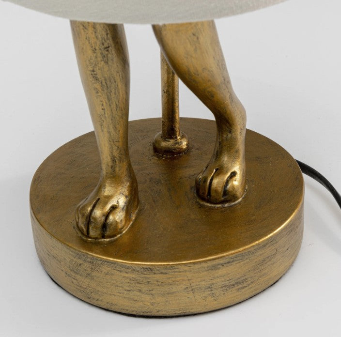 Shy Bunny - Gold Table Lamp