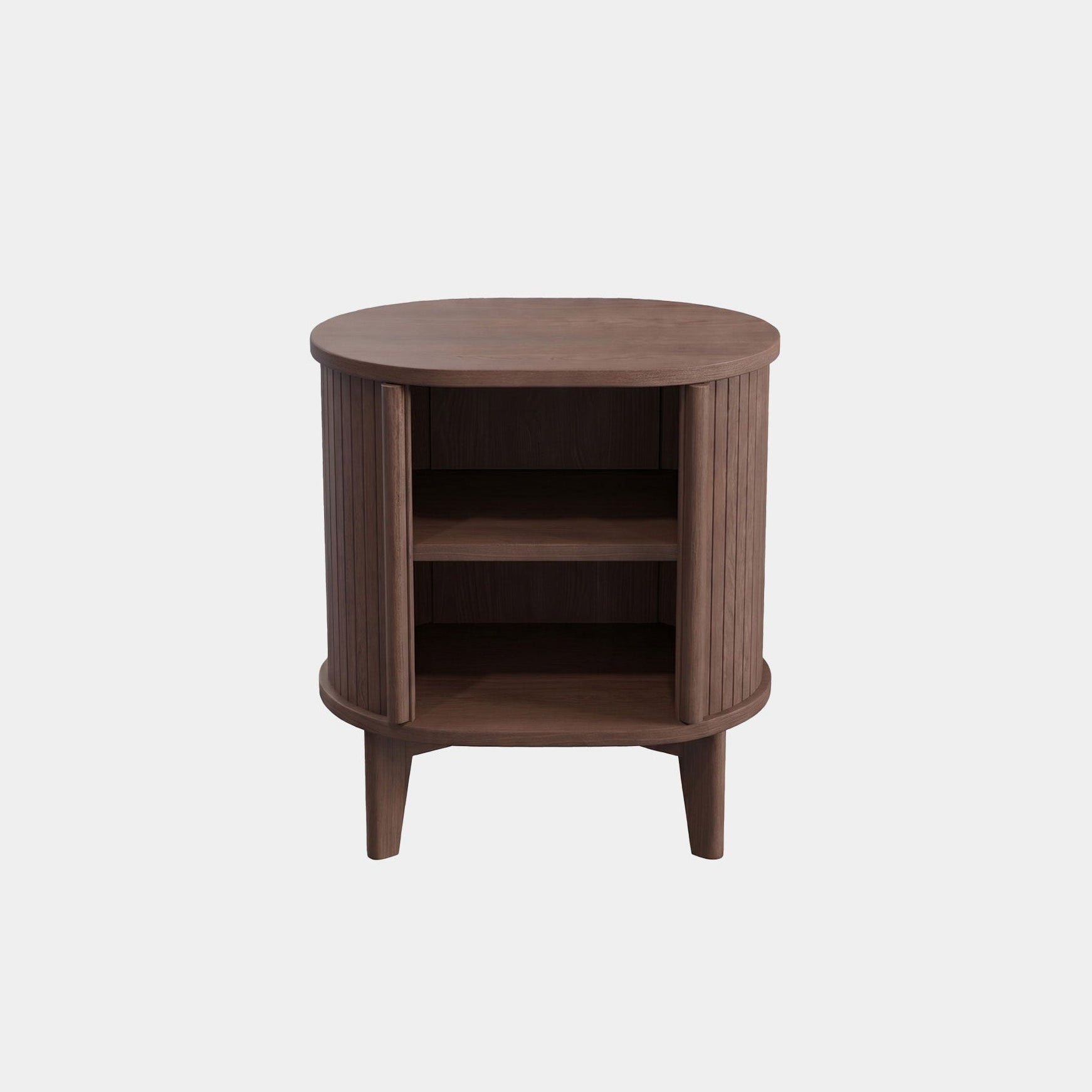 Mendes - Side Table Walnut Wood