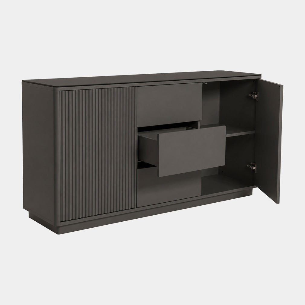 Otello - 2 Door Sideboard With Drawers, Ceramic Top