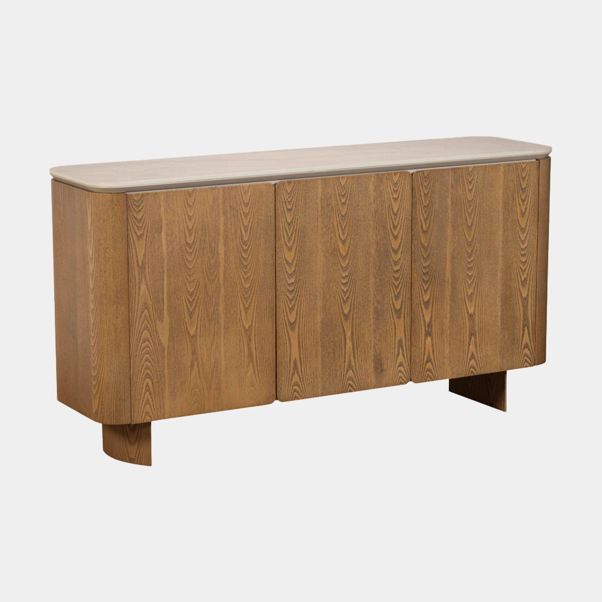 Hobart - 3 Door Sideboard, Sintered Stone Top