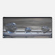 Silver Spheres - Framed Liquid Wall Art
