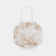 Aurelia - Candle Lantern, White & Gold Confetti, Small