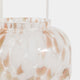 Aurelia - Candle Lantern, White & Gold Confetti, Small