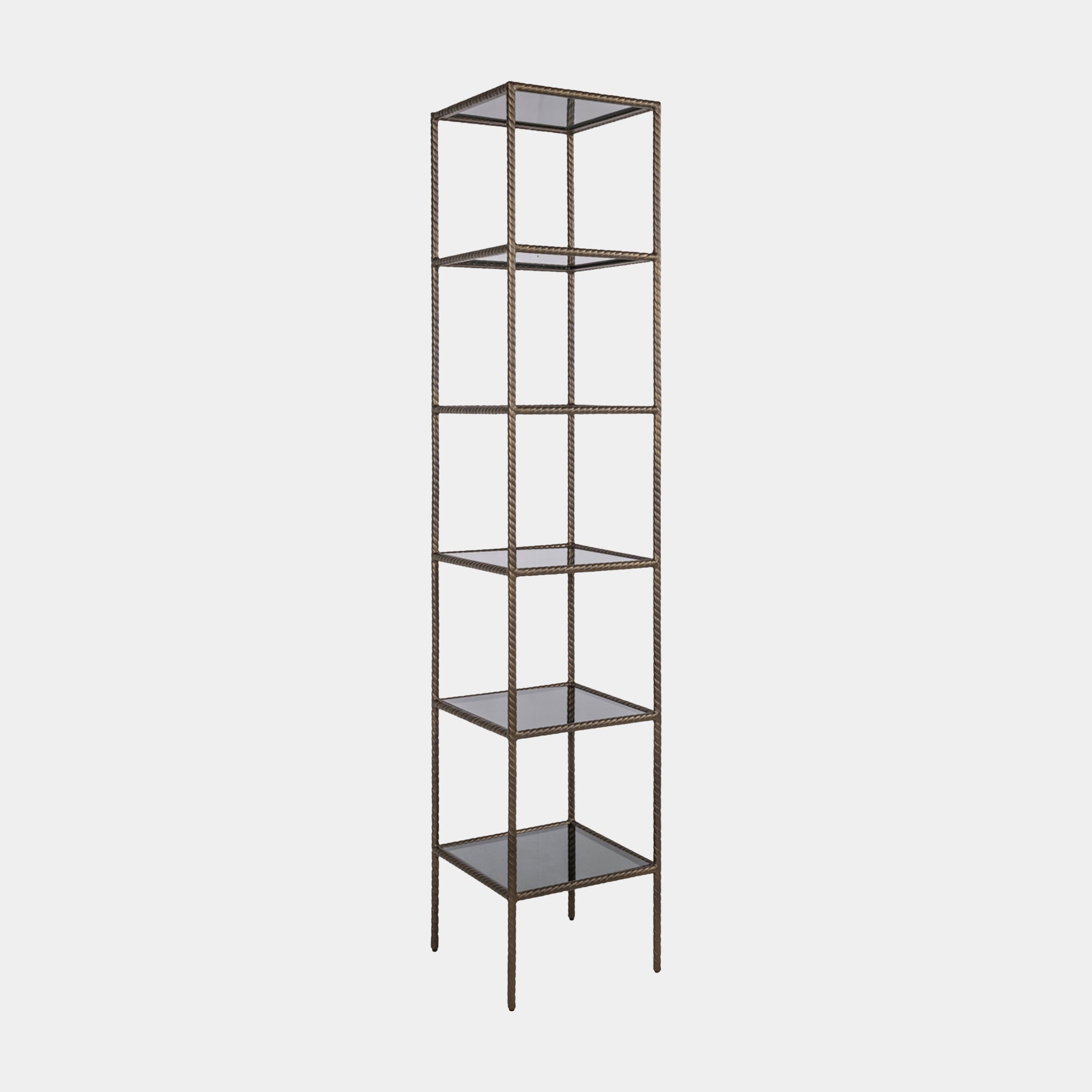 Smythe - Shelving Unit, Gold