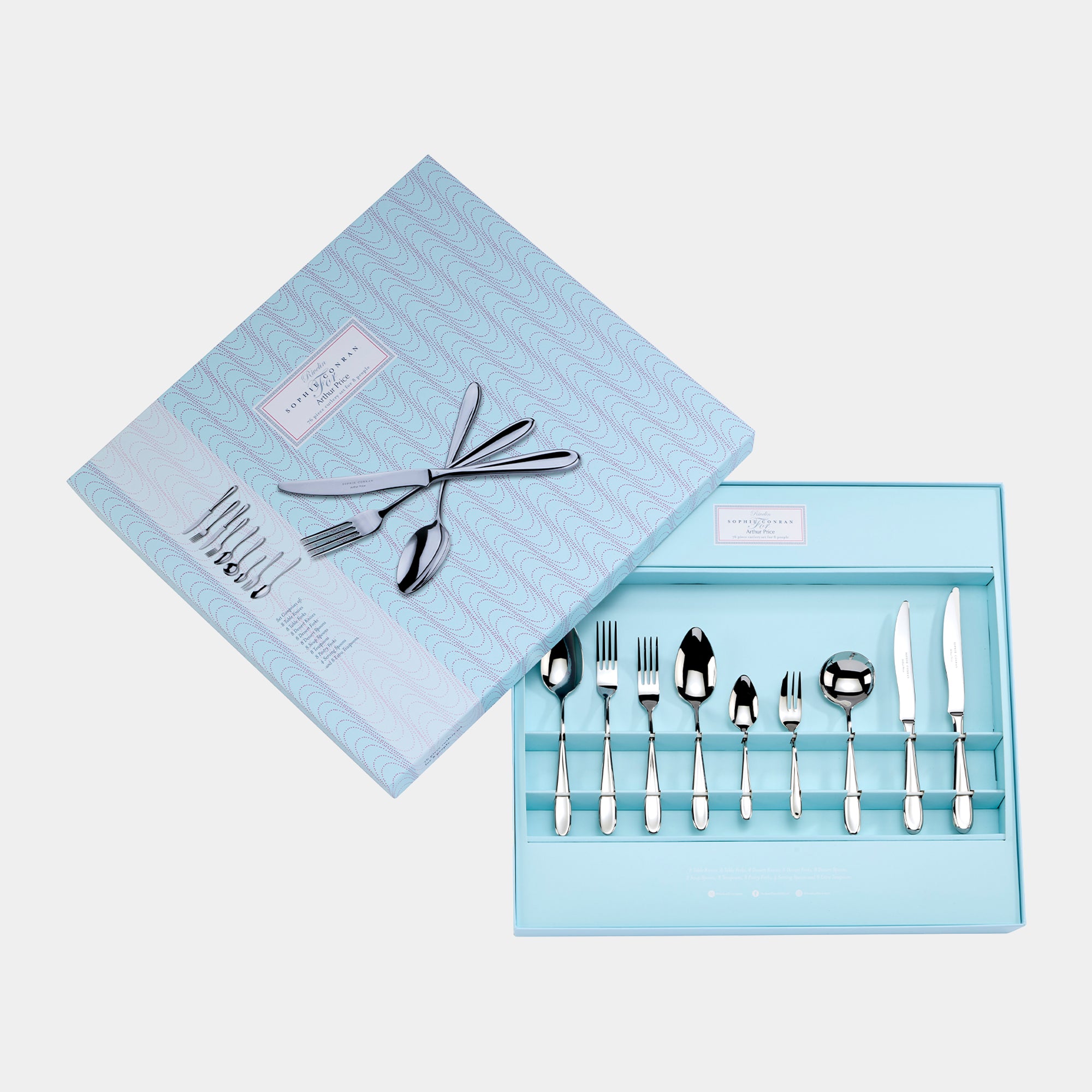 Arthur Price Sophie Conran Rivelin - Cutlery Set, 76 Piece