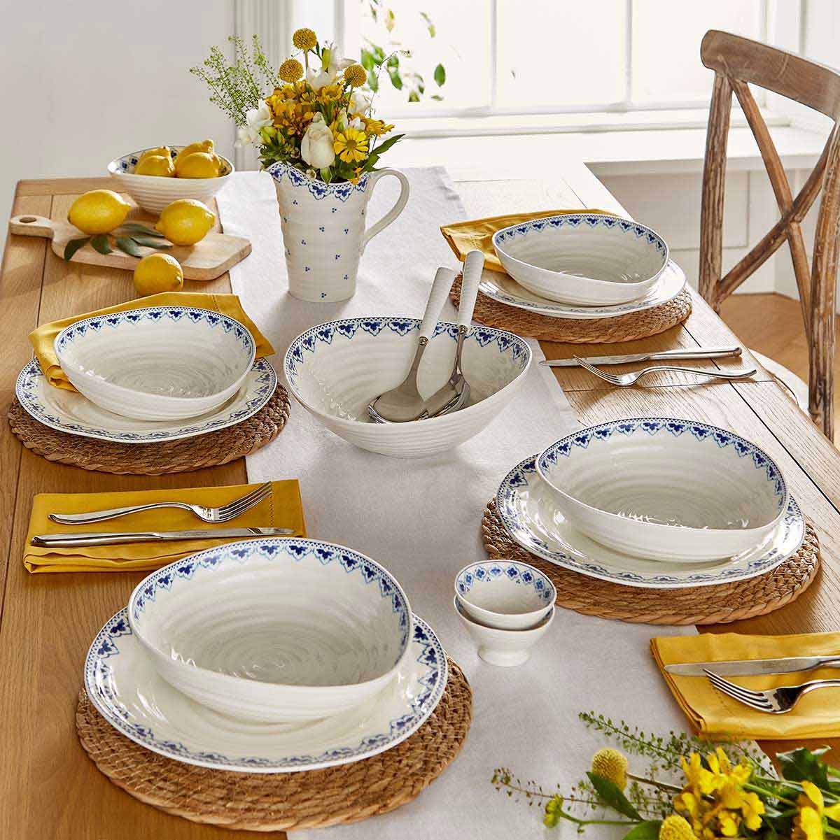 Sophie Conran Blue - Cereal Bowls, Set of 4