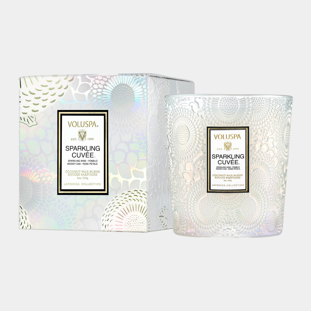 Voluspa Sparkling Cuvee - Pomelo, Woody Oak & Rose Petals Candle 255g